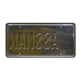 thumbnail image 2 of Seinfeld | Cosmo Kramer's Impala | ASSMAN | Metal Stamped Replica Prop License Plate, 2 of 2