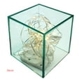 thumbnail image 4 of T'z Tagz New 3x3x2.5 Glass Green Acrylic Display Riser Box Cube Pedestal Stand, 4 of 5