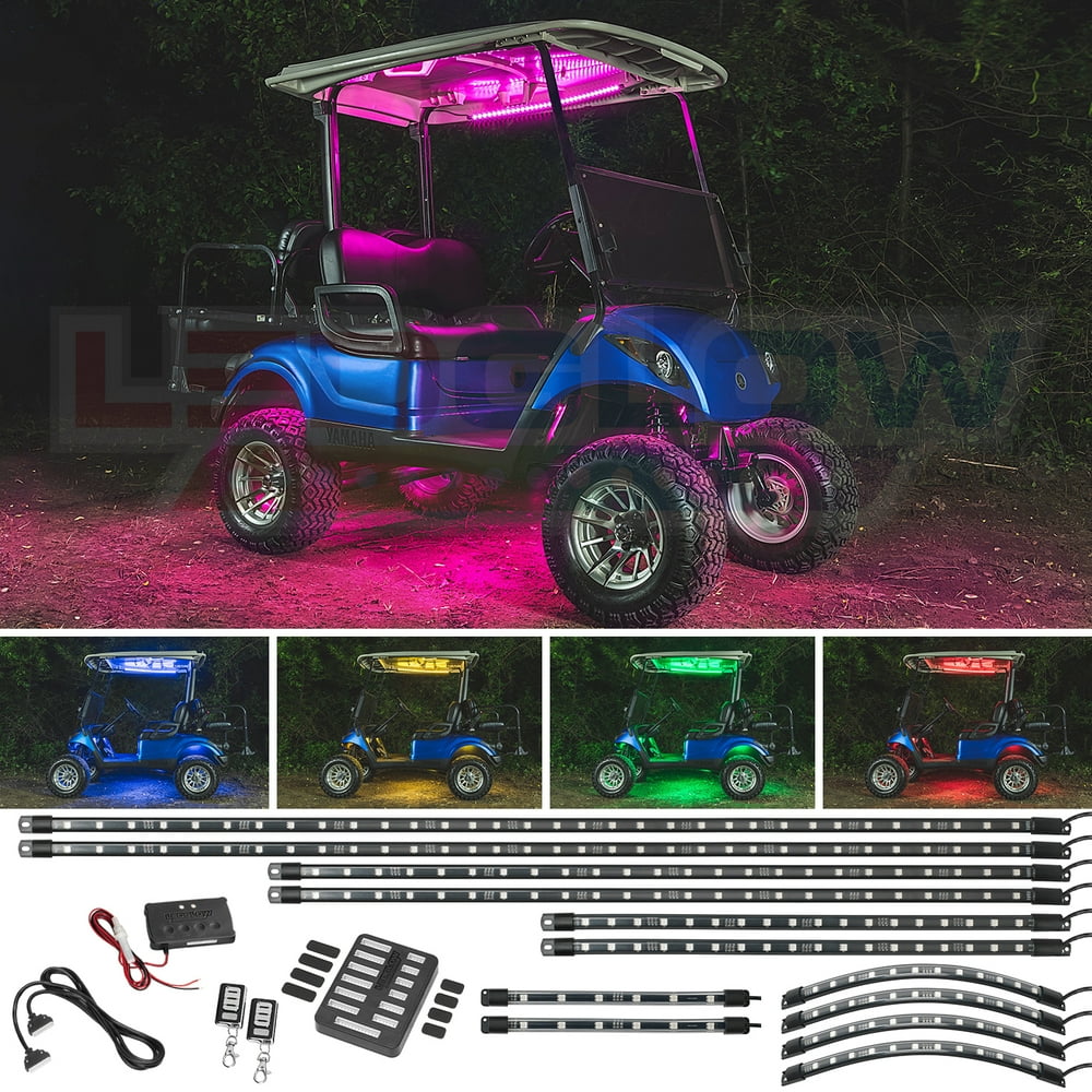 LEDGlow 12pc Million Color SMD LED Golf Cart Underbody Underglow
