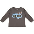 thumbnail image 3 of Inktastic Lil Bro Airplane Boys Pilot Brother Boys Long Sleeve Toddler T-Shirt, 3 of 5