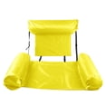 thumbnail image 4 of Graflsoa Inflatable Pool Lounger with Backrest, Lightweight 0.4kg, Yellow - Perfect for Relaxing by the Water, 4 of 5