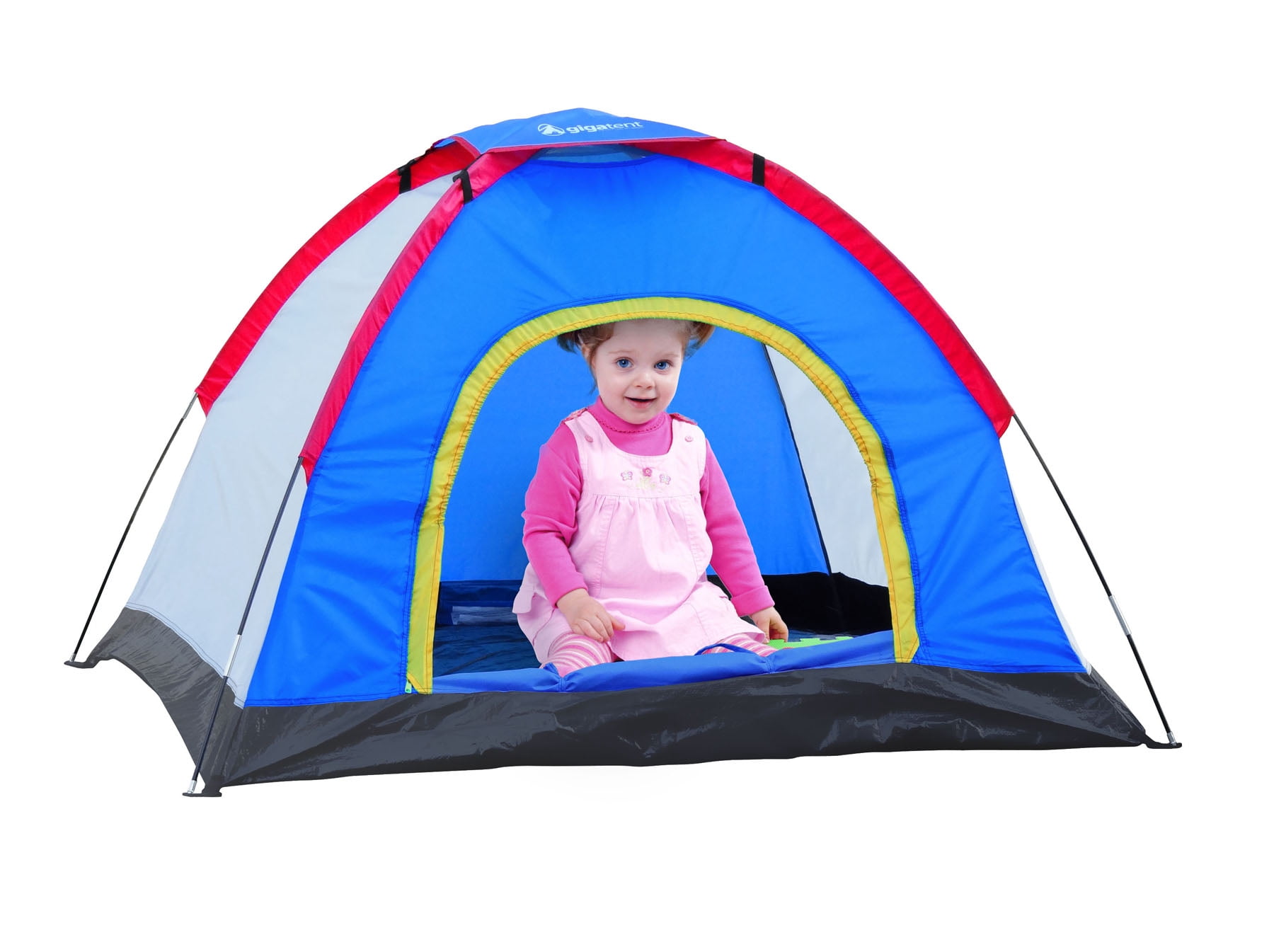 GigaTent 6′ X 5′ 2 Person Kids Dome Tent Removal Fly Easy Set Up