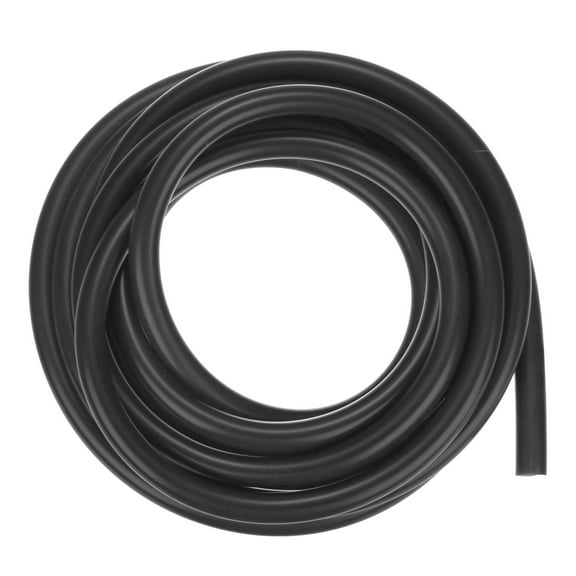 Uxcell Silicone Tubing, 1/4inch(6mm) ID x 5/16inch(8mm) OD Silicone Rubber Vacuum Tube, 11ft(3.5 M) High Temp Water Air Hose Pipe [Black]