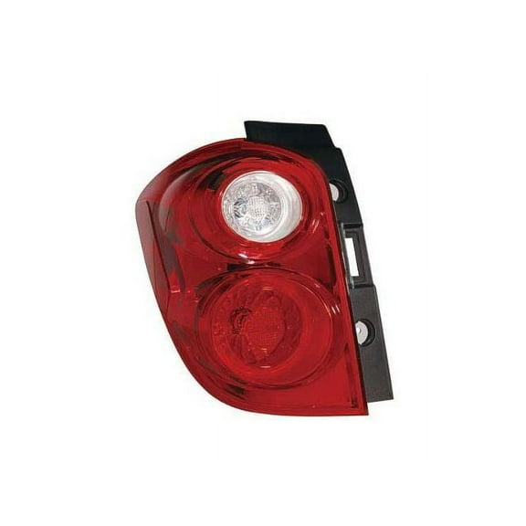Left Driver Side Tail Light Assembly - with Wiring Harness - Compatible with 2010 - 2015 Chevy Equinox 2011 2012 2013 2014