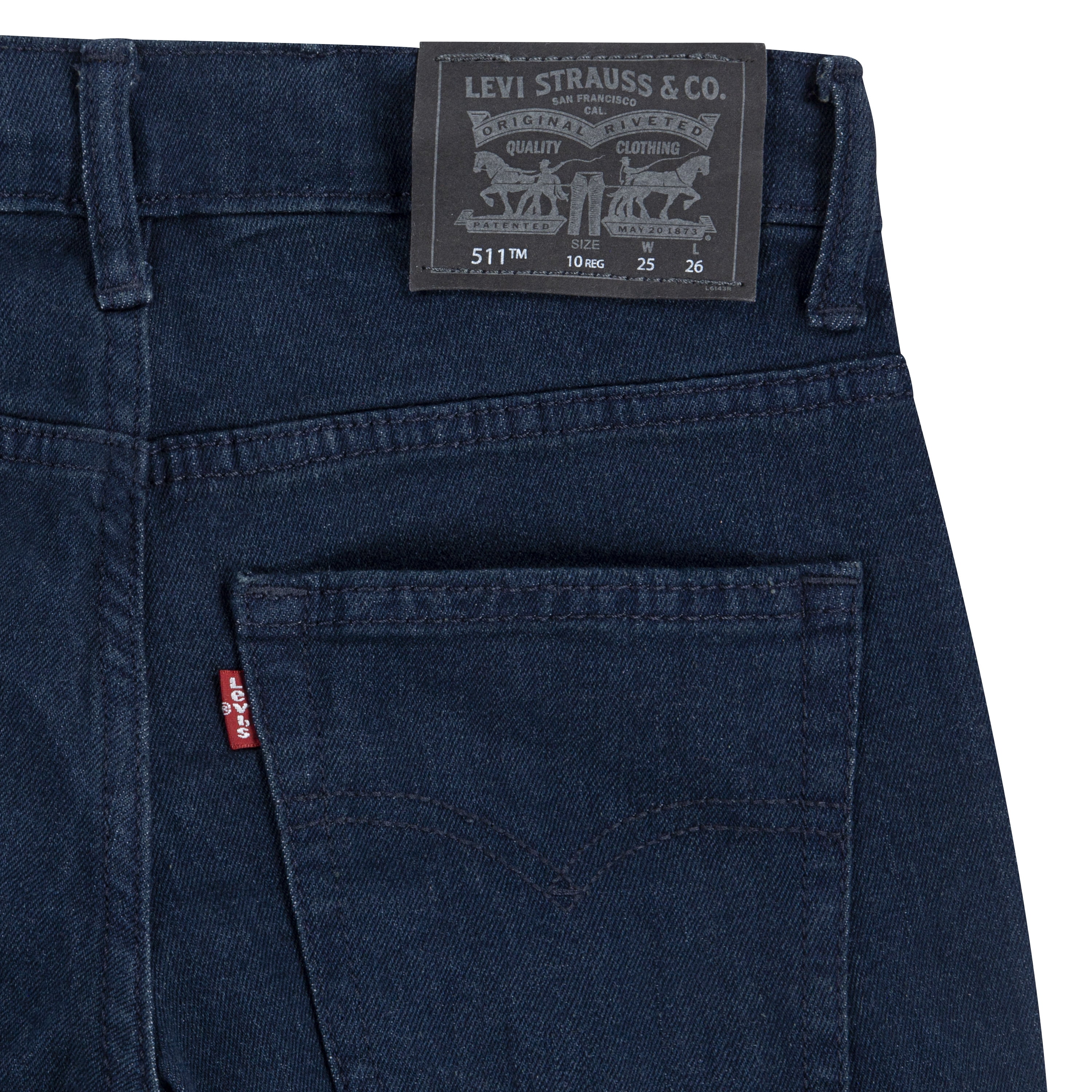 Levi Boys 511 Slim Fit Performance Denim Jeans, Sizes 8-20