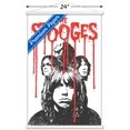 thumbnail image 3 of The Stooges - Bleeding Logo Wall Poster with Wooden Magnetic Frame, 22.375" x 34", 3 of 5