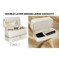 thumbnail image 3 of Double-Layer Blow Dryer Carrying Case Portable Anti Scratch Hair Dryer Organizer, 3 of 9