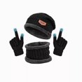 thumbnail image 1 of Niño 3en1 Gorro Bufanda Guantes Cuello Unisex Invierno Frío, 1 of 8