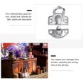 thumbnail image 2 of RUNROTOO 50pcs Decorative Box Lock Iron Silver For Drawer Home Improvement, 2 of 8