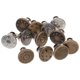 thumbnail image 3 of Metal Snap Buttons Detachable Creative Jeans Buttons Fasteners Clothes Trousers Clip Assorted Color 12Pcs, 3 of 4