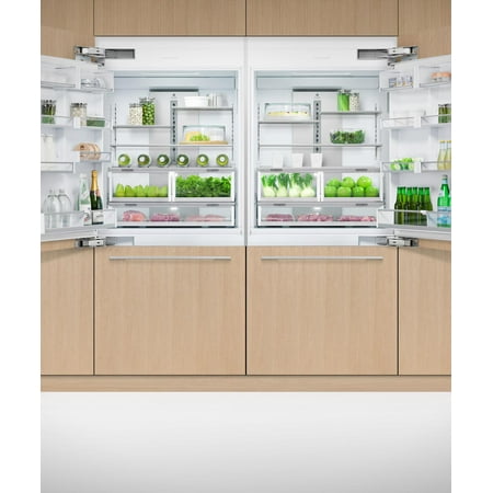Fisher & Paykel - ActiveSmart 16.8 Cu. Ft. Bottom-Freezer Built-In Refrigerator - Custom Panel Ready