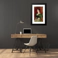 thumbnail image 4 of Albert Edelfelt 16x24 Black Modern Framed Museum Art Print Titled - Portrait of Mrs. Dagmar Dippell, Compositional Sketch (1895), 4 of 5