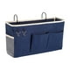 thumbnail image 2 of Organizador de bolsa de almacenamiento para literas superiores | Organizador de tela colgante con bolsillos grandes y pequeños | Cesta de lona para guardar cosas junto a la cama, ideal para dormi, 2 of 5