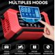 thumbnail image 2 of Cargador de Baterías 12V - Inteligente,Automático,Gotero - para Automóviles,Camiones, Motos y Barcos, US-plug Rojo, 2 of 4