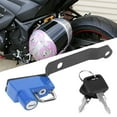 thumbnail image 4 of Motorcycle Lock, Security  Aluminium Alloy  Anti Theft Security Helmet Lock Fits For   MT25 MT03 YZF R25 R3  2014-2019  Motorcycle Modification, 4 of 8