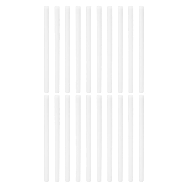 Unique Bargains Cotton Filter Sticks, Refill Sticks Filter Wicks Replacement (5.31'' x 0.28''), White 20Pack