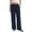 Navy #29, variant on Linen Pants Women Summer Cotton Linen Stretch Palazzo Slacks Flowy Wide Leg Loose Beach Trouser with Pockets