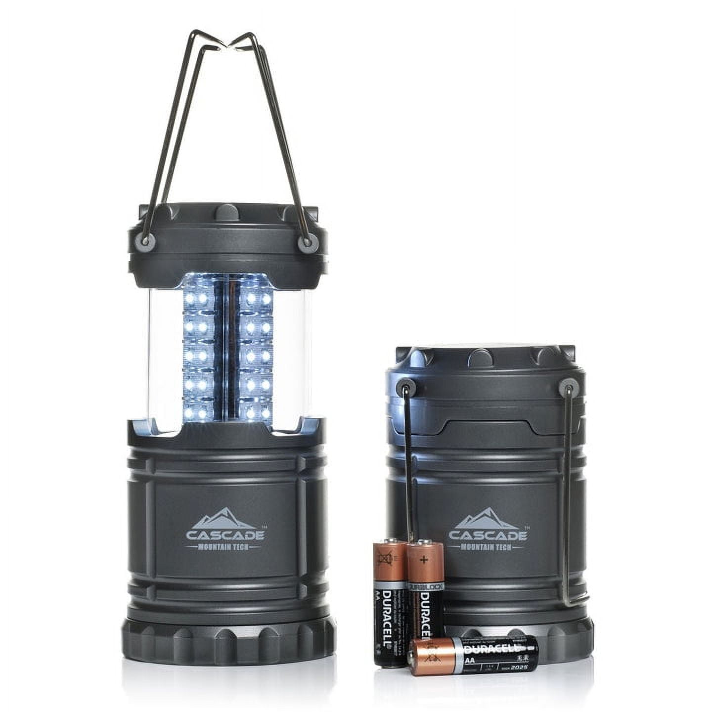 Cascade Mountain Tech 100 Lumen Pop up LED Lantern - 2 pack
