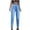 Blue-06, variant on Women's Fleece Lined Jeans, Winter Flannel Lined Thicken High Waisted Stretch Warm Thermal Denim Pants