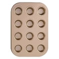 thumbnail image 2 of Fiudx Molde para Muffins de 12 Agujeros, Utensilios para Hornear, Molde Antiadherente para Cupcakes, Molde para Mini Tartas, Bandeja para Muffins de Acero Al Carbono de Alta Resistencia, Bandeja para, 2 of 2
