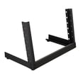 thumbnail image 4 of NavePoint 2-Post Open Frame Desk Rack, 6U, 10-32 Threaded, Black, 6.16 lbs, Cold Rolled Steel, Standard, 4 of 4