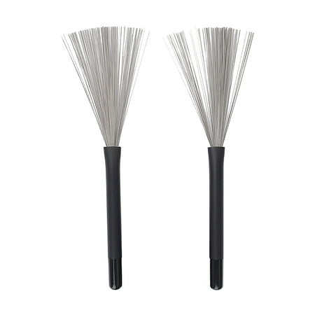 

Drum Brushes Brush Jazz Wire Retractable Drums Stick Diy Steel Plastic Snare Telescopic Percussion Special