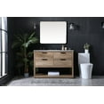 thumbnail image 2 of Elegant Lighting VF19248NT Larkin 48" Free Standing Single Basin Vanity Set - Wood, 2 of 7