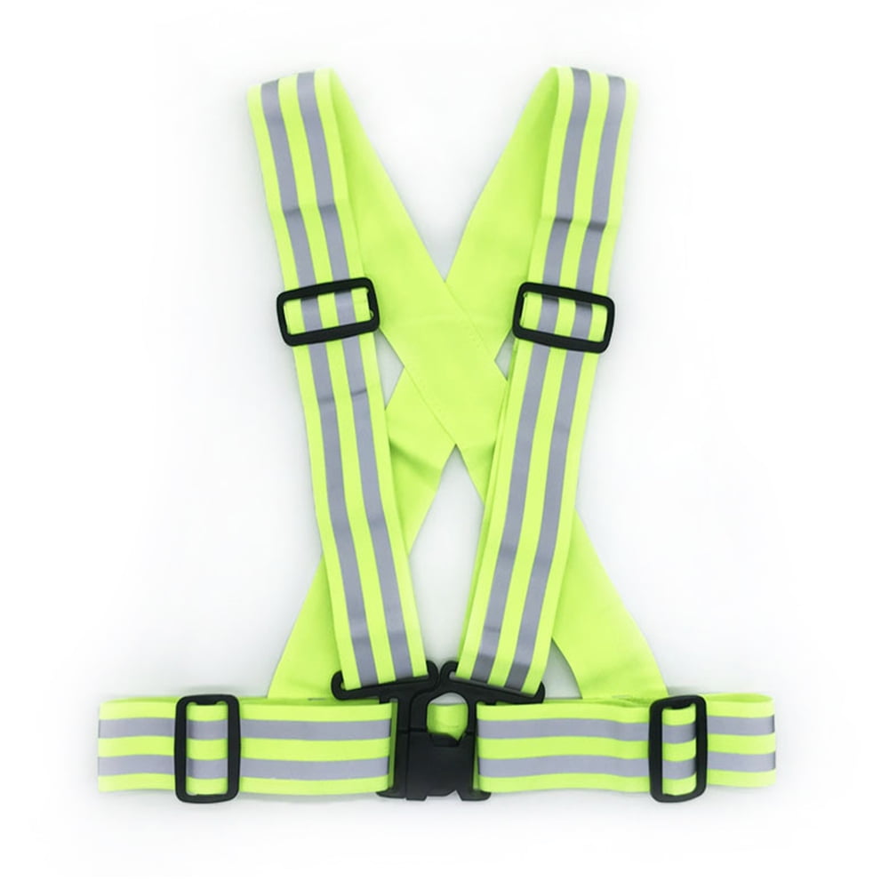 High Visibility Strap Reflective Safety Belt Sport Jogging Cycling Work Outdoor 