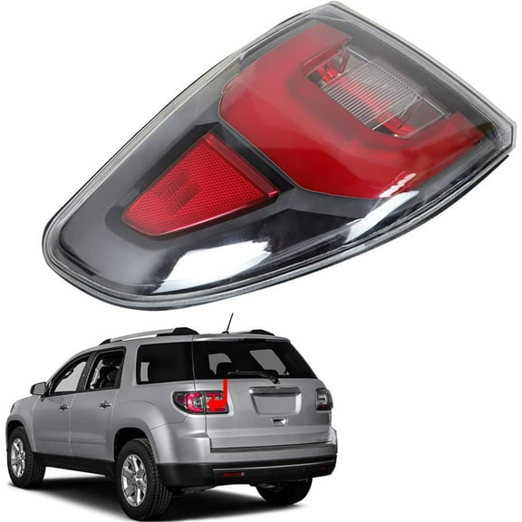PET-U Tail Lights Driver Side Outer Taillight Assembly Replacement for 2013-2016 GMC Acadia and 2017 Acadia Limited 84051375
