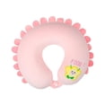 thumbnail image 1 of Almohada de viaje con soporte para el cuello, ergonómica, compacta y portátil para el coche. Rosa, 1 of 9