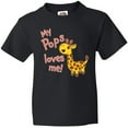 thumbnail image 3 of Inktastic My Pops Loves me- cute giraffe Youth T-Shirt, 3 of 5