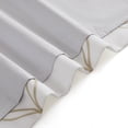 thumbnail image 7 of SUNSHIELD ESSENTIALS Brent Embroidery 100% Blackout Curtains for Living Rooms, 50” x 84”, Ivory/Linen, 7 of 7