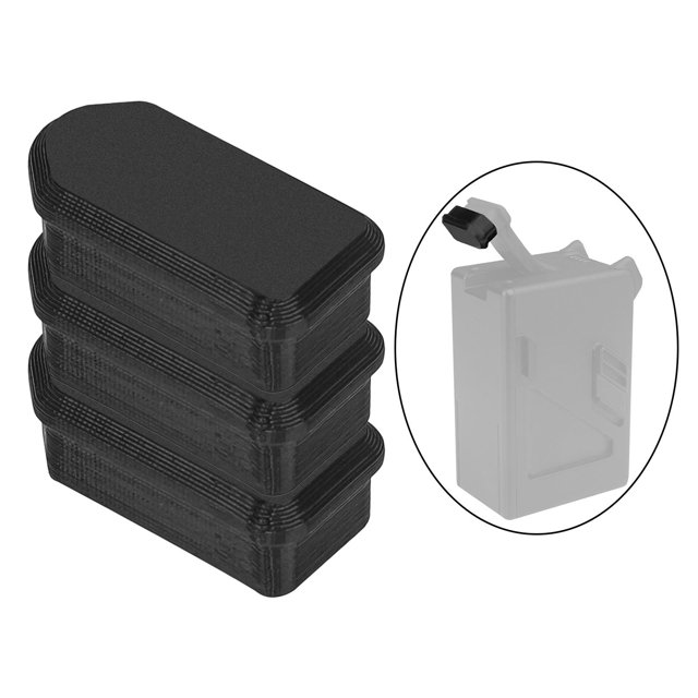 3 piezas RC Quadcopter batería Terminal de carga puerto de interfaz de protección Anti-rasguño a prueba de polvo cubiertas para DJI FPV Racing Hugo Cubierta de puerto de carga