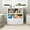 White, variant on Cherish Kids Bookshelf Toy Storage, Wooden Toddler Bookcase Cabinet with Storage Organizer, Children's Large Cubbies for Playroom Bedroom Nursery Classroom School Kindergarten Daycare Grey