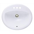 thumbnail image 1 of Polaris O2018-W White Overmount Bathroom Sink, 1 of 5