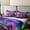 Hot Pink Purple, variant on 100% Cotton Initial Letter S Duvet Cover,Dreamy Bow Love Hearts Kawaii Pink Comforter Cover,Princess Style Pink Bowknot Girly Romantic Decorative Quilt Cover,3Pcs Full Size(No Comforter)