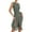 Green, variant on ZQUUVOU Women's Bodycon Dress Sleeveless Round Neck Knee Length Dress Olive Green