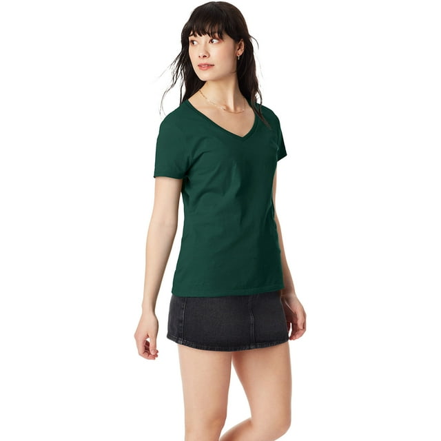Perfect-T T-Shirt Col en V pour Femmes