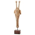 thumbnail image 1 of 3.5" x 6.5" x 29" Naturel & Or - Buste de Girafe, 1 of 1