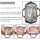 thumbnail image 2 of Bolsa de almuerzo con aislamiento Fiambrera de granTérmico Organizador de refrigerios para mujeres Hombres Adultos Trabajo universitario Picnic Senderismo Playa Pesca brillar Hogar, 2 of 6