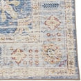 thumbnail image 3 of ReaLife Rugs Machine Washable Printed Persian Distressed Medallion Light Blue Eco-friendly Recycled Fiber Area Runner Rug (2'6" x 6'), 3 of 10