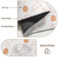 thumbnail image 6 of Round Rugs 3.3Ft, Easter Eggs Round Area Rug Washable Indoor Throw Carpet, Cute Bunny Rabbits Cartoon Orange Soft Non Slip Circle Rug for Laundry Room Patio Home Decor Aesthetic, 6 of 8