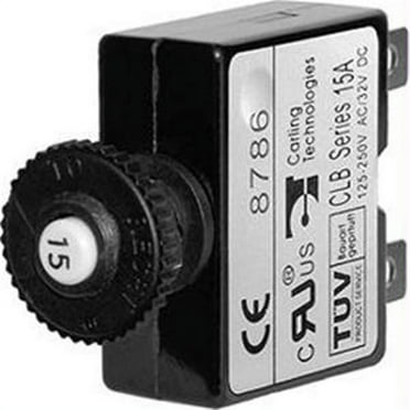 Blue Sea Systems 7222 30 Amp AC/DC Single Pole Magnetic Circuit Breaker - Ul 1077 Recognized, ABYC Standard