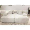 thumbnail image 1 of Double Chaise Cloud Sectional | Convertible Lounge Comfort (Celestial Cloud, 214 * 170 * 60), 1 of 5