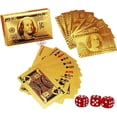 thumbnail image 1 of Firstly Golden Deck Of Premium Plastic Bridge Playing Cards Pack Of 1 For Adult - Highly Flexible, Durable Playing Cards With Great Slip & Design With Much Better Look | Use For Party & Game, 1 of 5