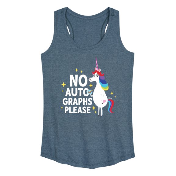 Inside Out - No Autograph Please - Women's Racerback Tank Top