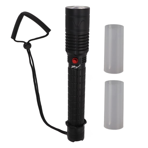 Linterna de buceo profesional Antorcha de buceo subacuática Antorcha súper brillante Linterna de buceo profesional con interruptor de llave magnética 3 modos Super brillante ANGGREK Otros
