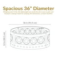 thumbnail image 6 of Sunnydaze Four-Star 36" Round Steel Heavy-Duty Fire Pit Ring, 6 of 10