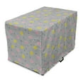 thumbnail image 1 of Meadow Dog Crate Cover, Powder Puff Flower Bouquets Blowing in the Wind Shabby Rural Blossoms, Easy to Use Pet Kennel Cover Small Dogs Puppies Kittens, 7 Sizes, Grey Pastel Pink Yellow, by Ambesonne, 1 of 6