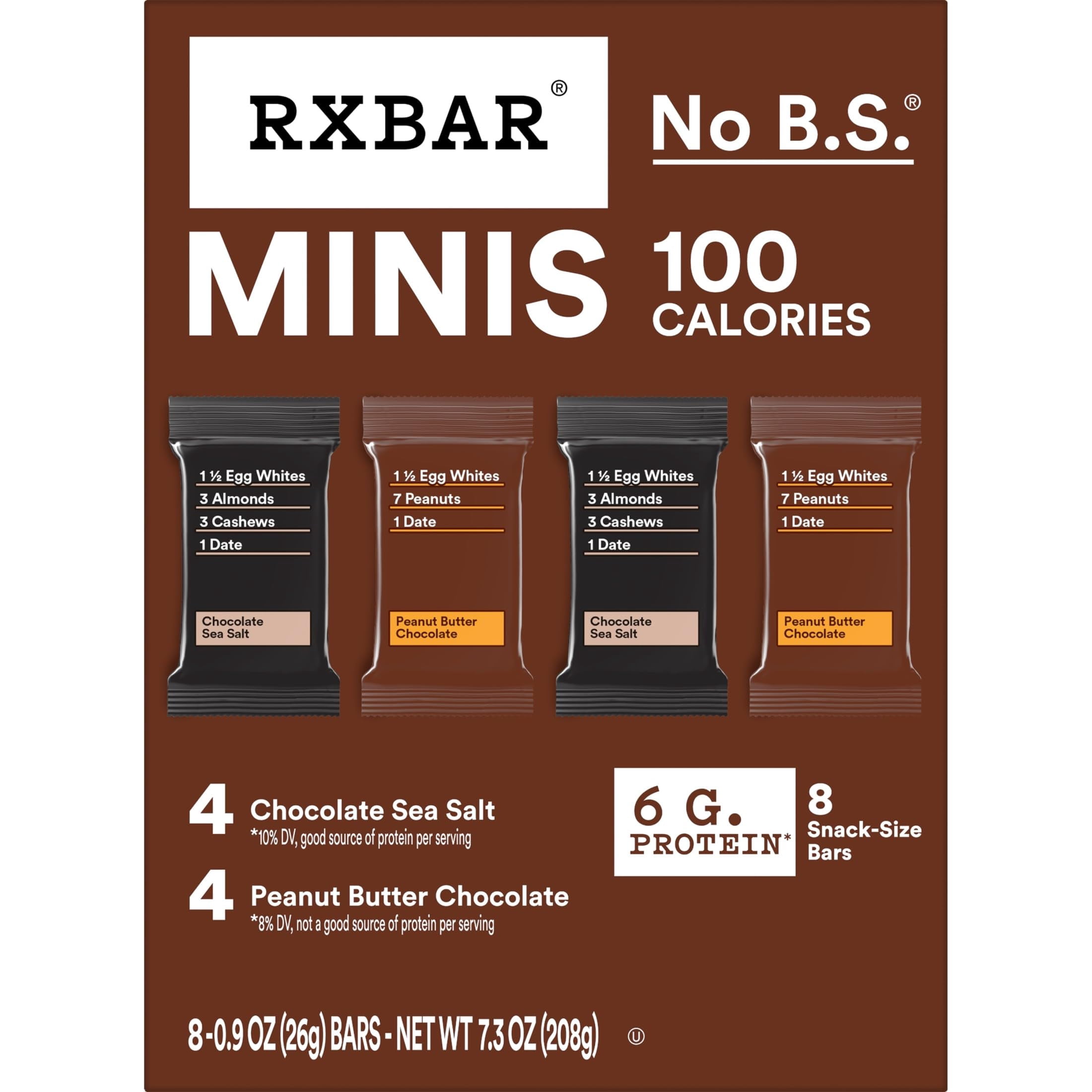 RXBAR Minis Protein Bars, Protein Snack, Snack Bars, Variety Pack